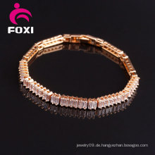 Heißer Verkauf Rose Gold Edelstein Armbänder Schmuck